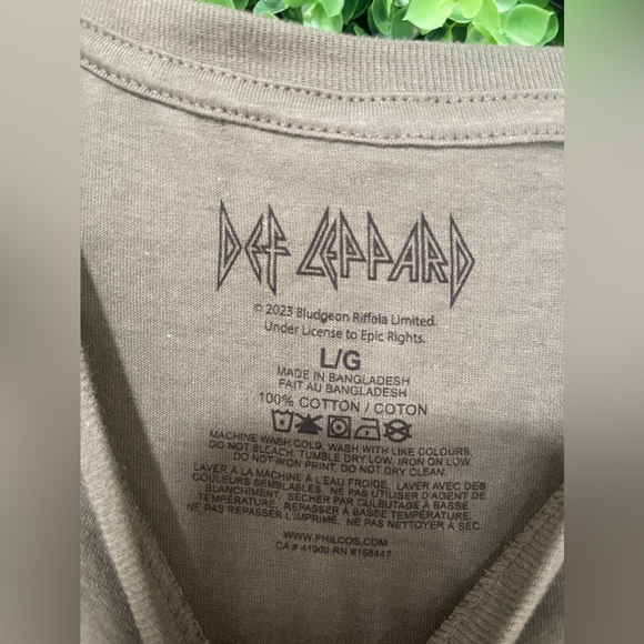 New No Tag Def Leppard Adrenalize Band Shirt Size Large - Picture 7 of 7